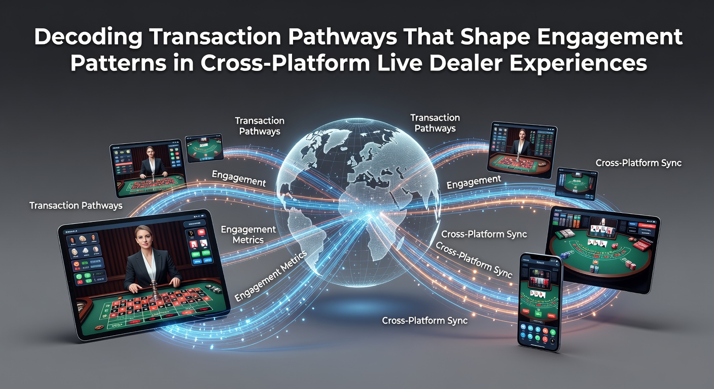 Illustration of transaction flows connecting mobile and desktop live dealer platforms
