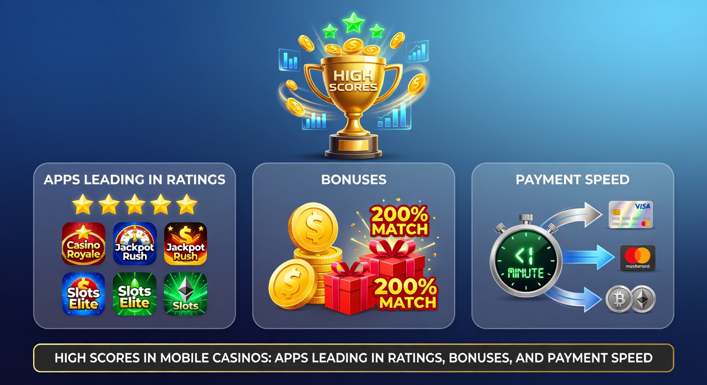 Smartphone displaying a top-rated mobile casino app interface with vibrant slots and bonus notifications