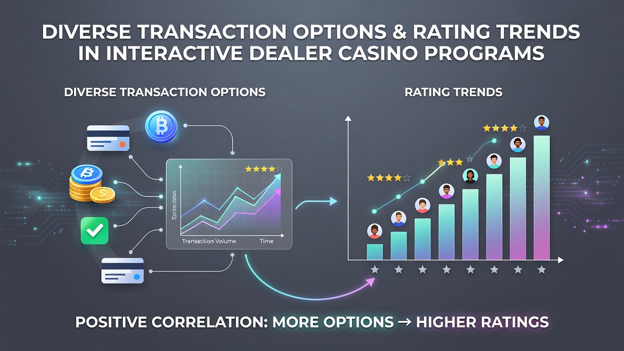Diverse transaction options displayed across mobile interfaces for live dealer casino programs
