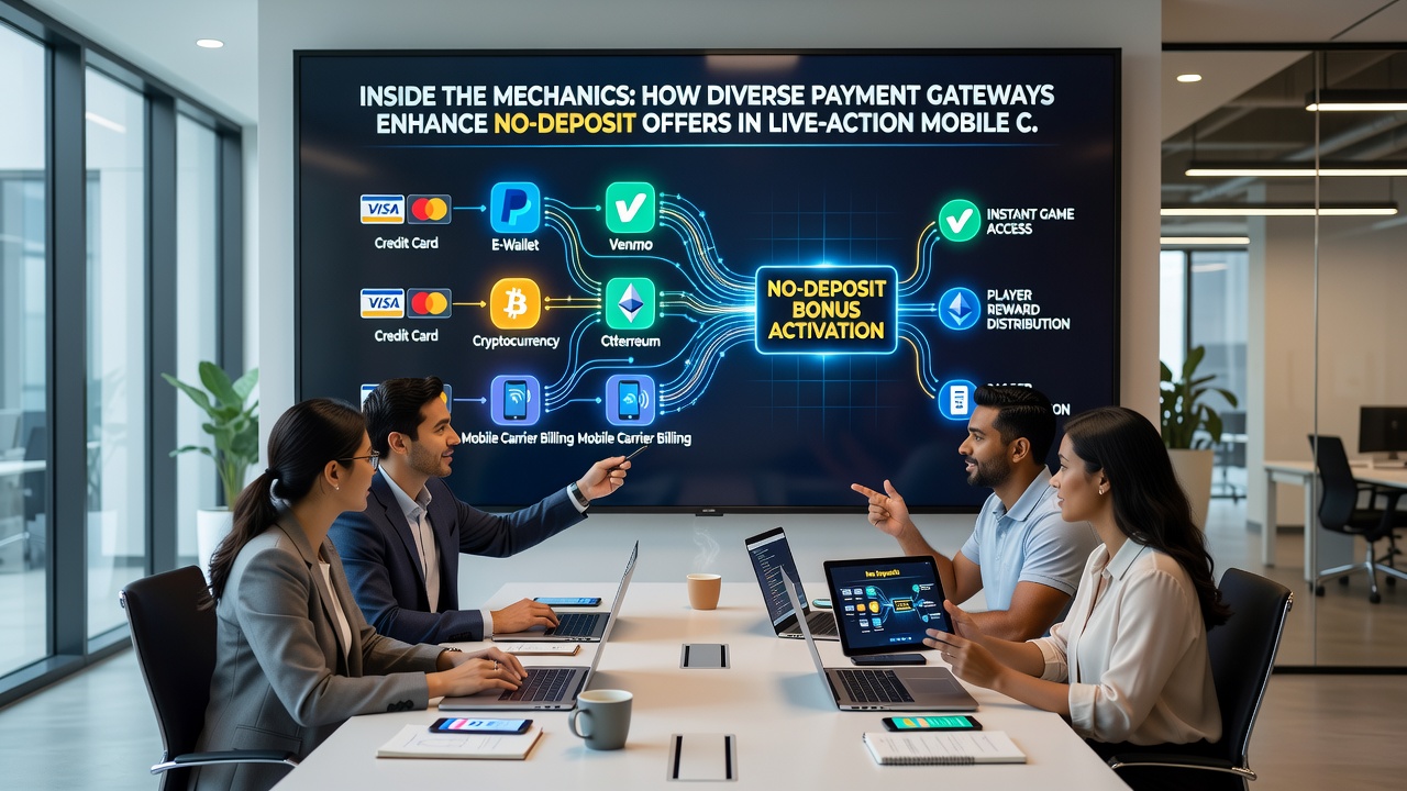 Live dealer mobile casino screen displaying instant bonus credit after gateway selection