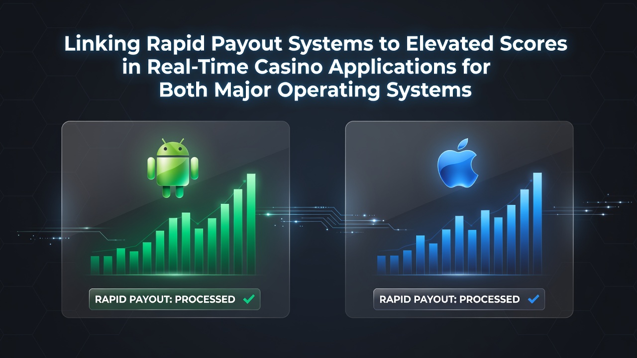 Mobile casino interface showing real-time payout confirmation on both Android and iOS devices side by side