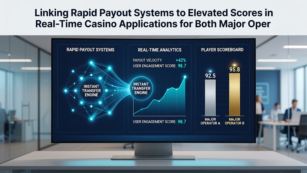 Analytics dashboard displaying payout speed metrics alongside app rating trends for Android and iOS casino applications
