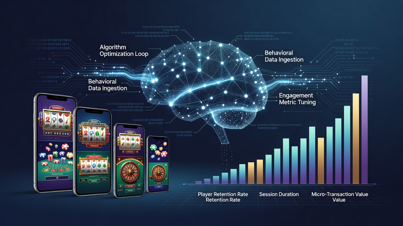 Mobile casino interface illustrating real-time personalized bonus offers generated by machine learning models