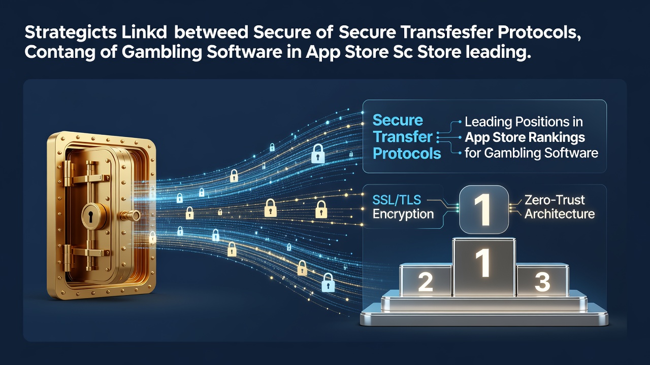Secure transfer protocols visualization showing encrypted data flows in mobile gambling applications